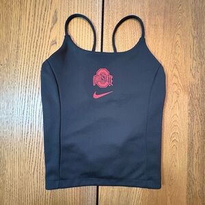 Women’s Ohio State Buckeyes Black Nike Icon Clash Tank Top